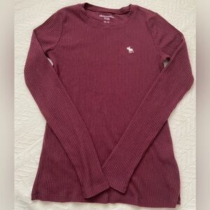 Abercrombie and Fitch Kids -Maroon (Red) Long Sleeve